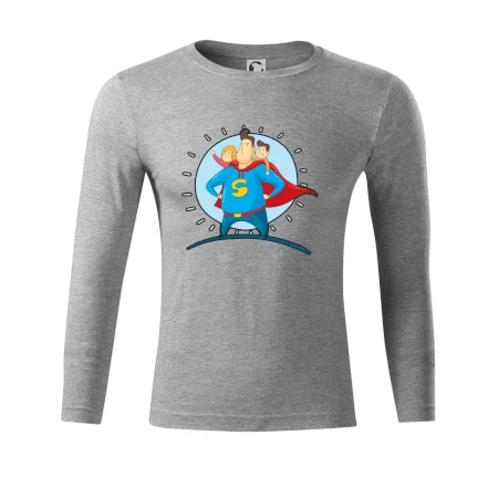 Táta superman - holka a kluk