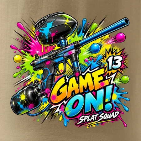 Barevná exploze game on paintball
