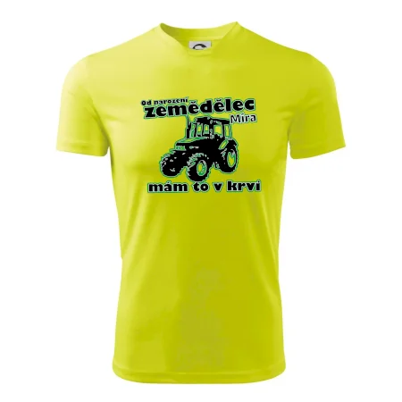 Od narození zemědělec, mám to v krvi