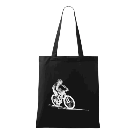 MTB kreslený cyklista