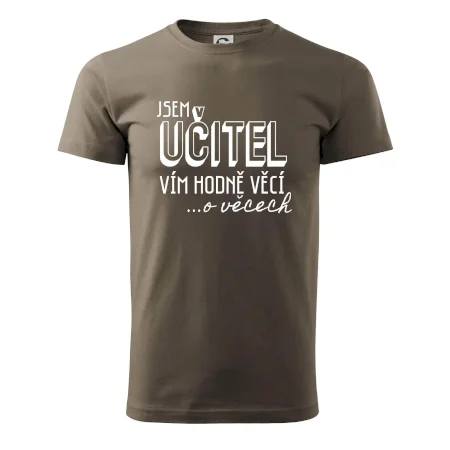 Jsem učitel, vím hodně věcí
