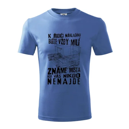 K řidiči náklaďáku buďte vždy milý