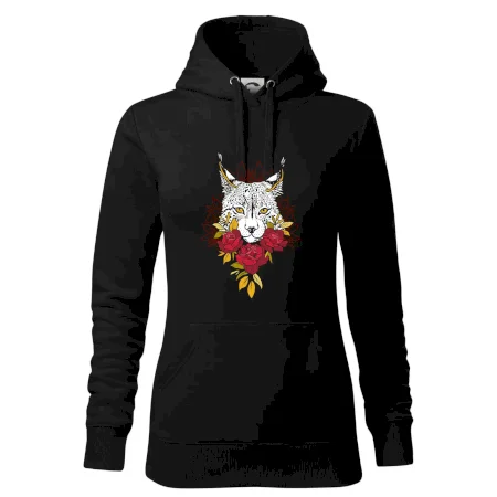 Rys s červenými růžemi  (Pecka design)