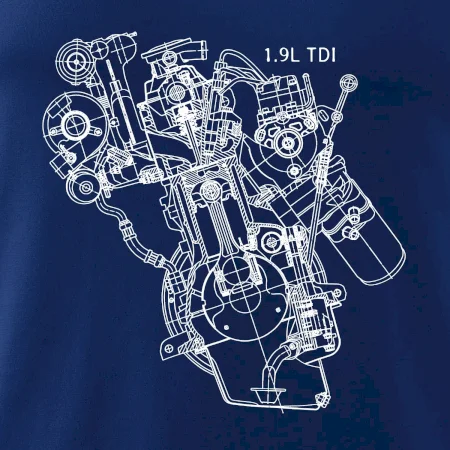 Motor Škoda/ VW 1.9L  TDI z boku