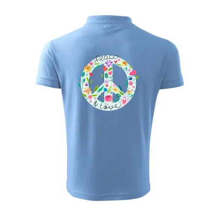 Peace and love symbol