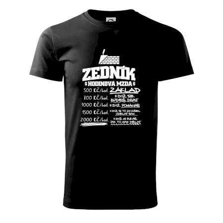 Hodinová mzda zedník