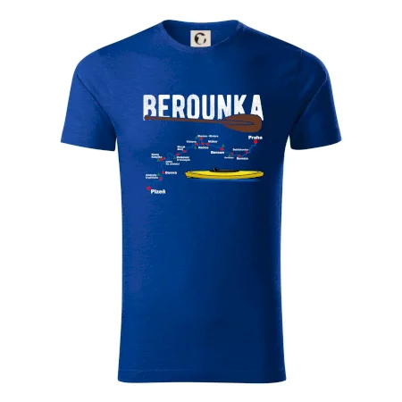 Mapa řeky Berounky
