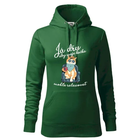 Já dřu, aby moje kočka mohla relaxovat