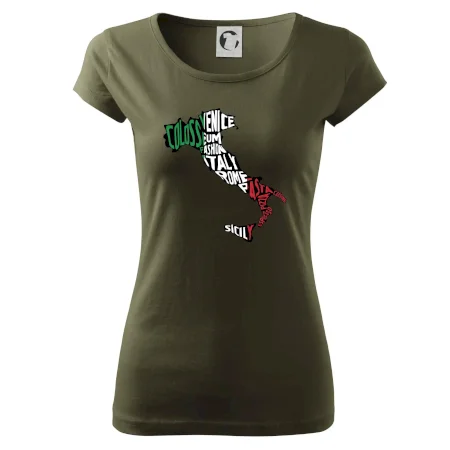 Mapy - názvy měst - Italie