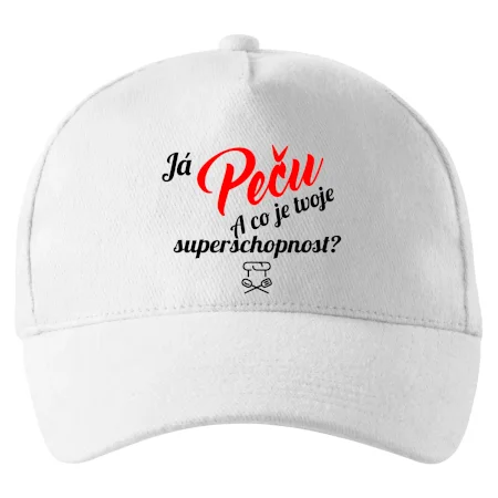 Já peču - tvoje superschopnost? šikmý nápis