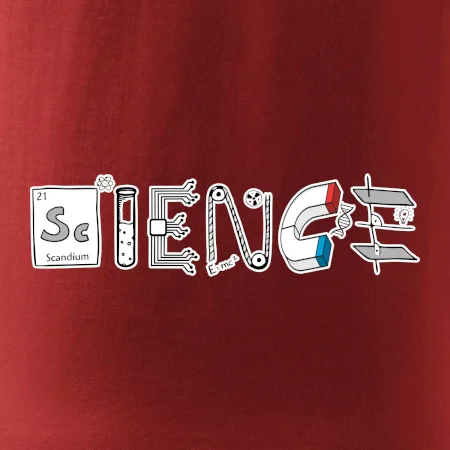Science věda nápis