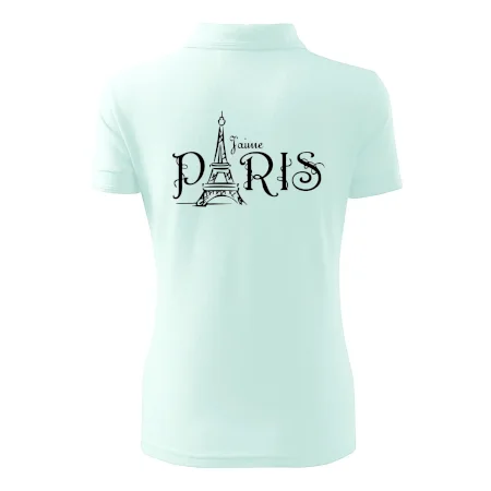 Paris nápis Eiffelovka rovný