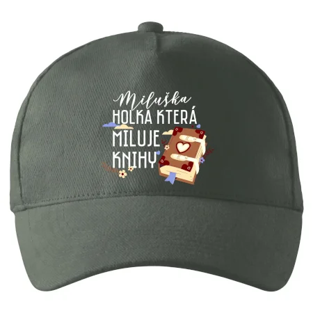 Kniha - Holka, která miluje knihy -  Vaše jméno