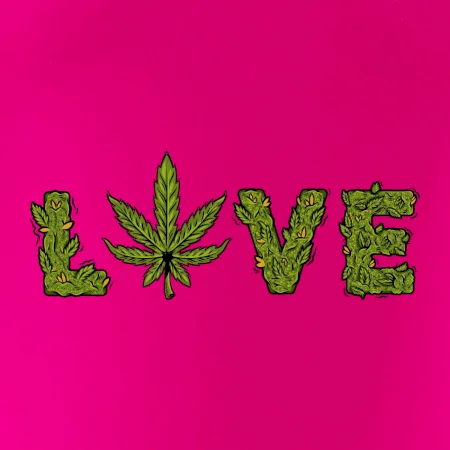 Konopí nápis love