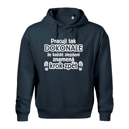 Pracuji dokonale krok zpět
