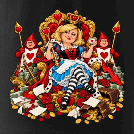 Alenka v říši dluhů královna rozpočtu