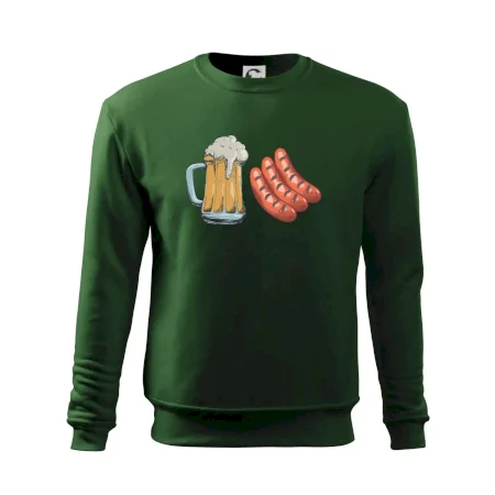 Pivo a klobása