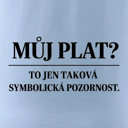 Můj plat? to jen taková symbolická pozornost