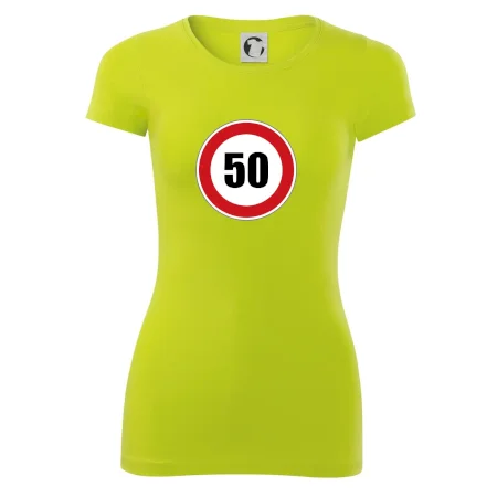 Dopravní značka - omezení rychlosti 50