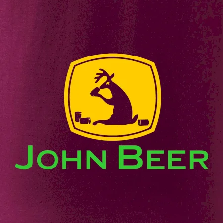 John Beer jelen s pivem