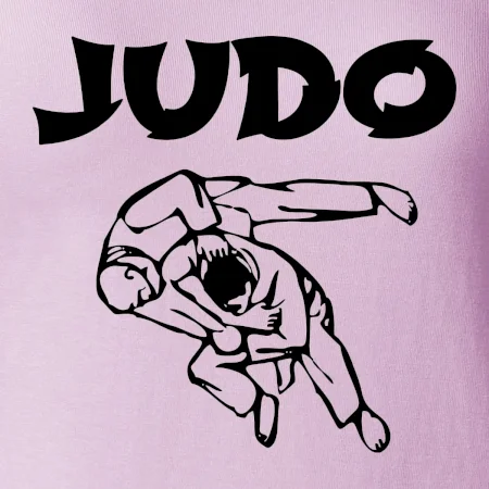 Judo nápis + postavy
