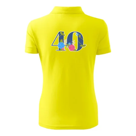 Květinové číslo kreslené - 40