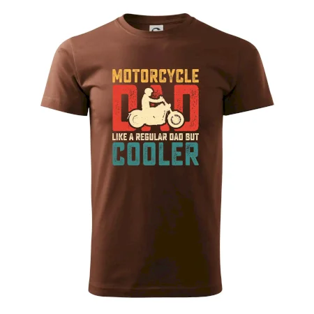 Motorcycle dad like a regular dad but cooler