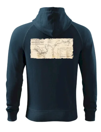 Mapa Báňské dráhy z Moravské Ostravy do Doubravy