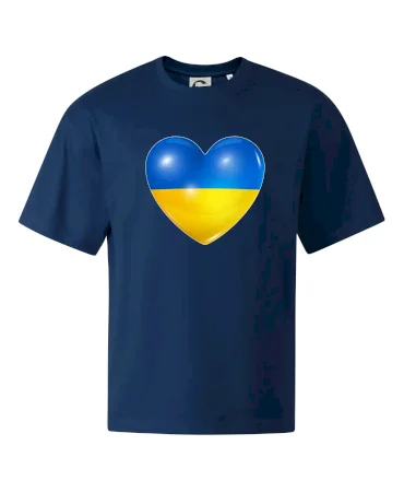 Ukrajina srdce vlajka