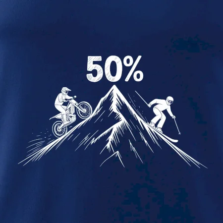 Narozeniny motorkář enduro a lyžař 50