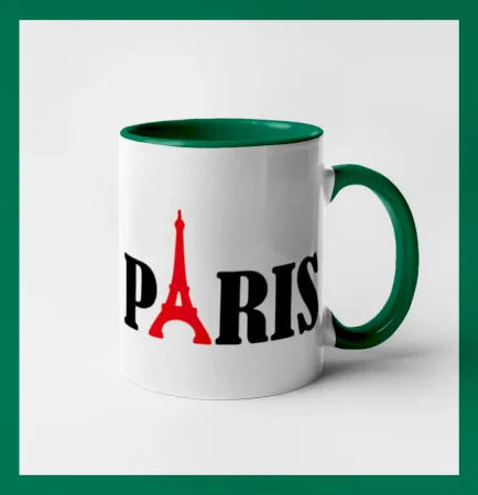 Paris nápis Eiffelova věž