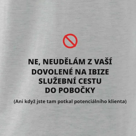 Dovolená na Ibize není služební cesta