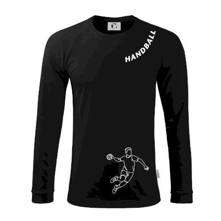 Handball nápis šikmo