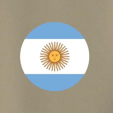 Argentina vlajka kulatá