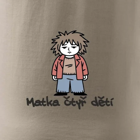 Unavená matka čtyř dětí