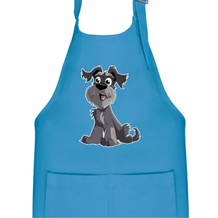 Knírač kreslený sedící