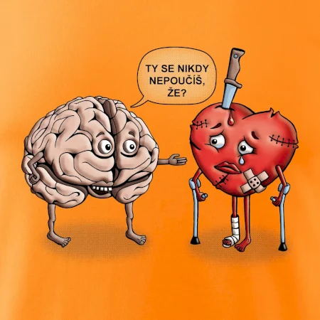 Mozek a srdce - poučení (Hana-creative)