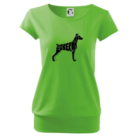 Dobrmans - nápis v tělě