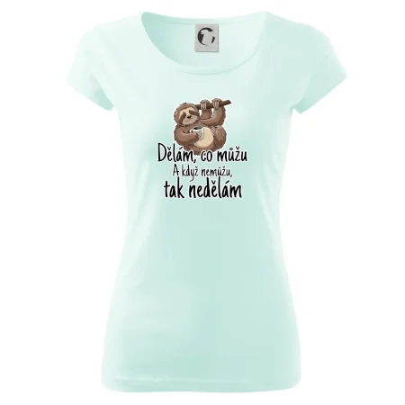 Dělám, co můžu. A když nemůžu, tak nedělám.