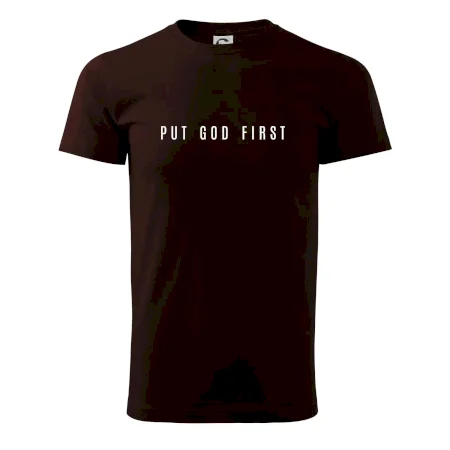 Put God first slabý nápis