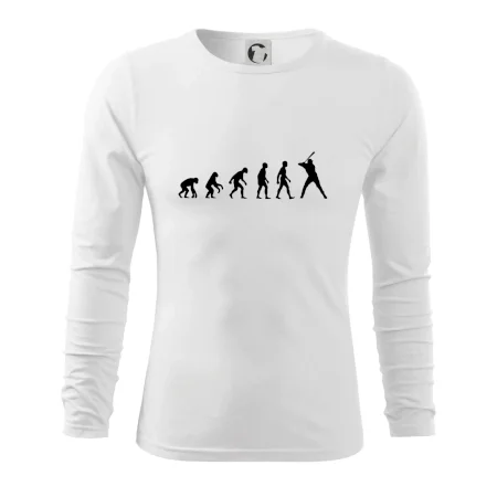 Evoluce baseball pálkař nápřah