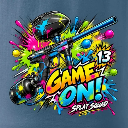 Barevná exploze game on paintball