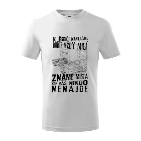 K řidiči náklaďáku buďte vždy milý