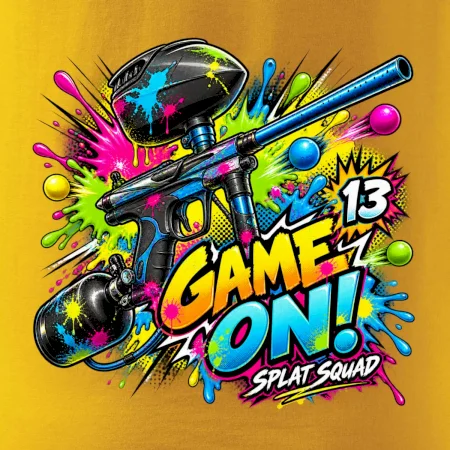 Barevná exploze game on paintball