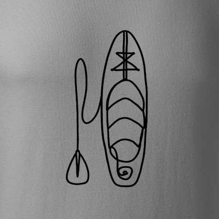 Paddleboard jedním tahem