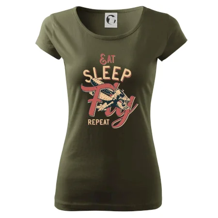 Eat Sleep Fly Repeat letadlo