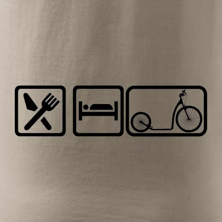 Eat sleep koloběžka velké a malé kolo