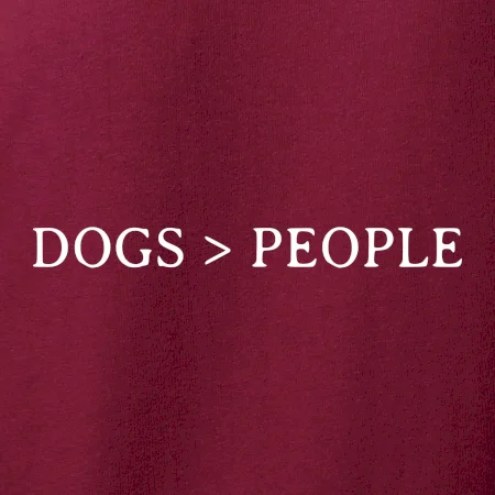 Dogs > People