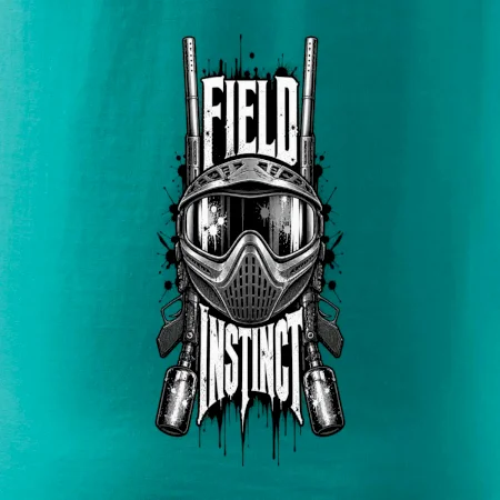 Černobílá maska field instinct paintball