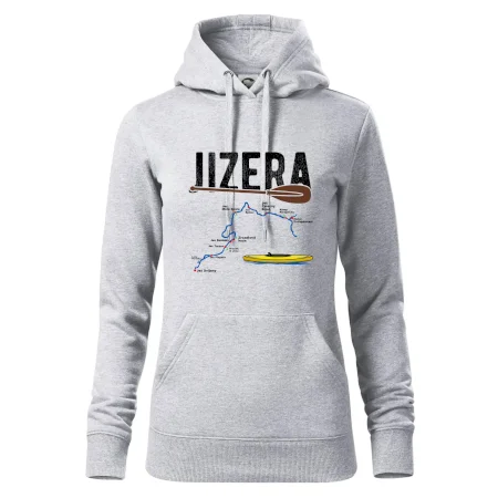 Mapa řeky Jizery